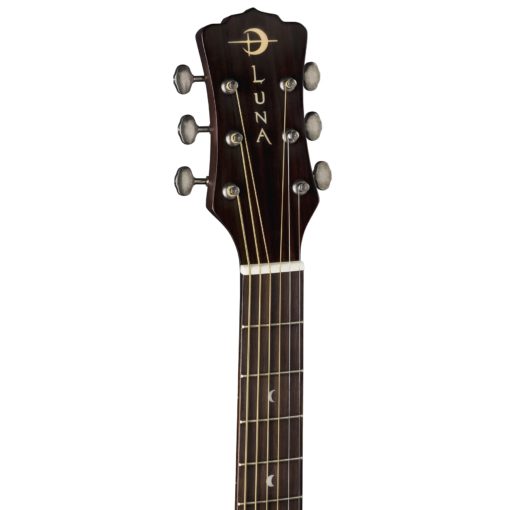 Luna Art Vintage Dreadnought Cutaway A/E Solid Top - Image 3