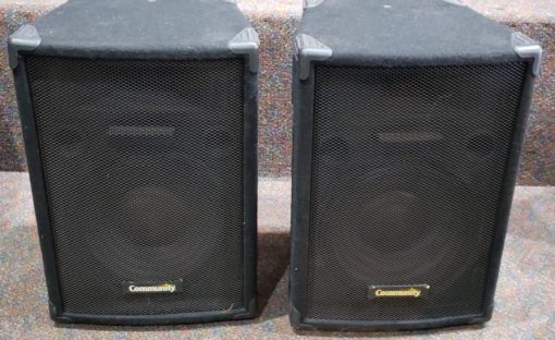 Community MVP25 Two-Way Trapezoidal Speakers - USED PAIR