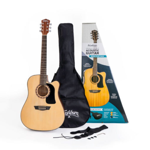 Washburn Apprentice D5CE A/E Guitar Package