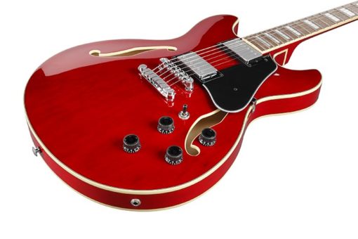 IBANEZ Artcore AS73 - Transparent Cherry Red Electric Guitar - Image 2