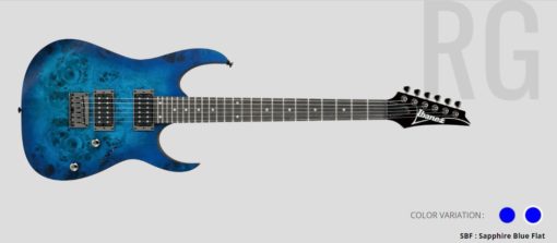 IBANEZ RG421PB - Sapphire Blue Flat Electric Guitar