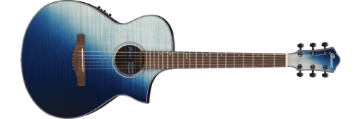 Ibanez AEWC32FM Acoustic Electric Guitar - Indigo Sunset Fade