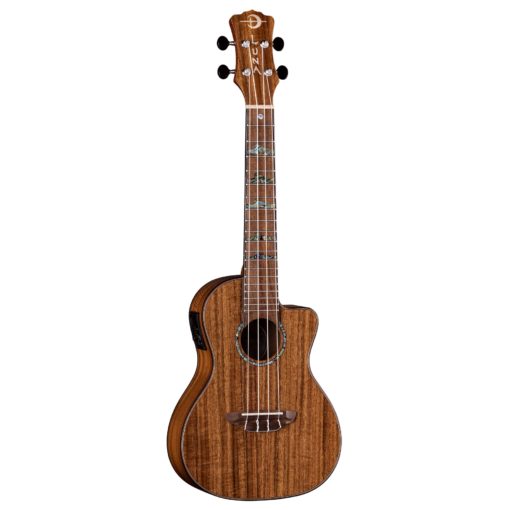 Luna High Tide Concert Koa Ukulele w/ Preamp & Gigbag