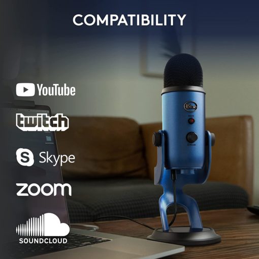 Blue Yeti USB Microphone - Midnight Blue - Image 7