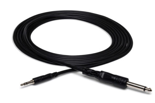 Hosa CMP-103 1/4" TS to 3.5 mm TRS Mono Interconnect Cable