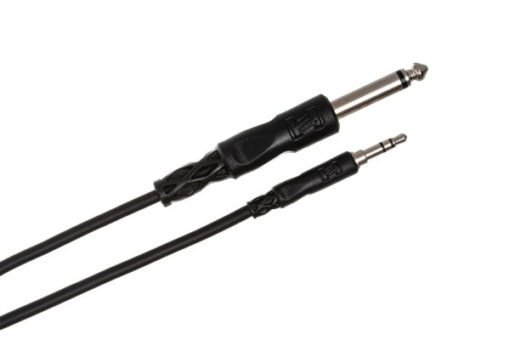 Hosa CMP-103 1/4" TS to 3.5 mm TRS Mono Interconnect Cable - Image 2