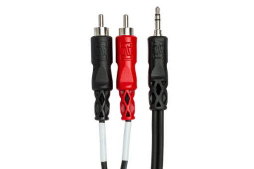 Hosa CMR-203 3.5 mm TRS to Dual RCA Stereo Breakout Cable - Image 2
