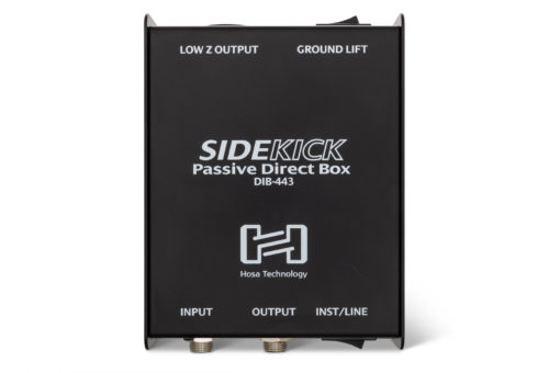 Hosa DIB-443 Sidekick Passive DI Box 1/4 in TS to XLR3M