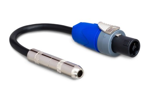 Hosa GSK-116 1/4" TS to Neutrik speakON Speaker Adapter