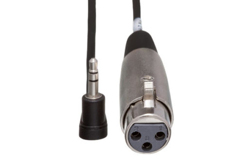 Hosa XVM-101F  XLR3F to Right-angle 3.5 mm TRS Microphone Cable - Image 3