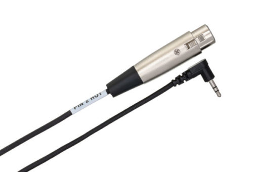 Hosa XVM-101F  XLR3F to Right-angle 3.5 mm TRS Microphone Cable - Image 2
