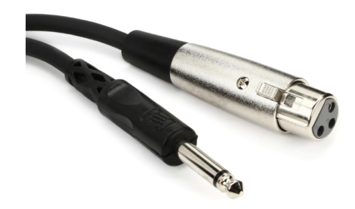 Hosa PXF-110 XLR Female to 1/4 inch TS Male - Image 2