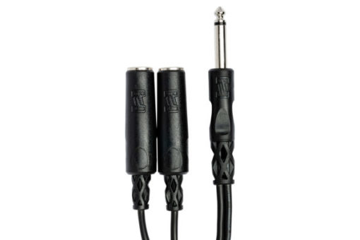 Hosa YPP-111 Y cable - 1/4" TS to Dual 1/4" TSF - Image 3