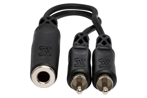 Hosa YPR-131 1/4" TSF to Dual RCA Y Cable - Image 2