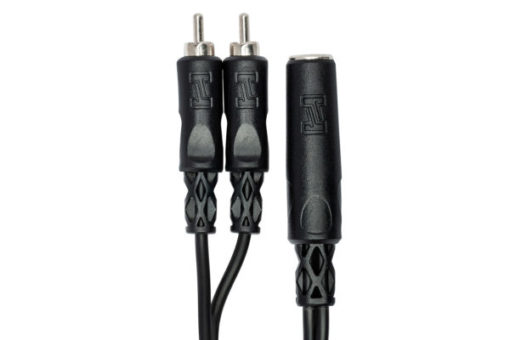 Hosa YPR-131 1/4" TSF to Dual RCA Y Cable - Image 3