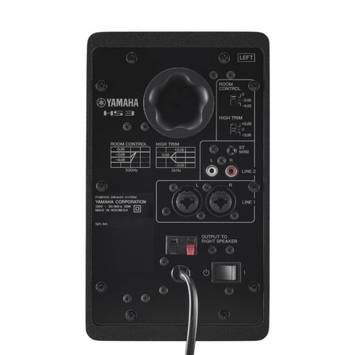 YAMAHA HS3 Studio Monitors (Pair) in Black or White - Image 2