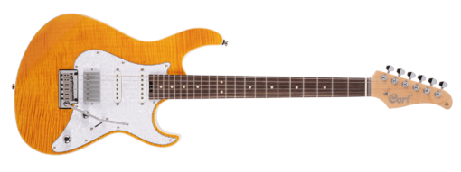 CORT G280 Select Electric Guitar - Flame Top Amber