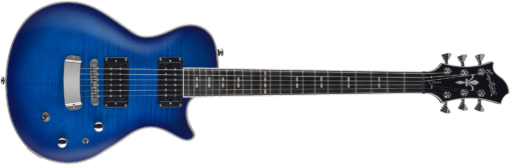 HAGSTROM Ultra Swede Electric Guitar - Worn Denim Burst