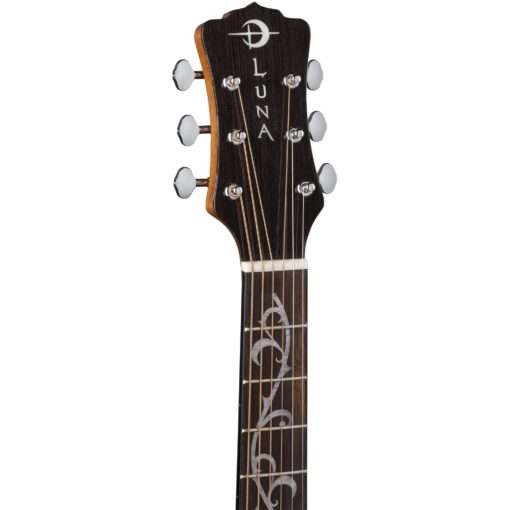 Luna Folk Vineyard Series Acoustic/Electric Guitar - Image 6