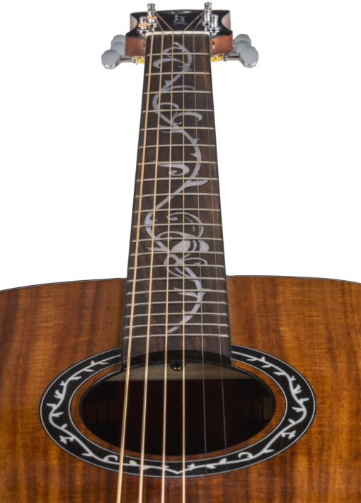Luna Folk Vineyard Series Acoustic/Electric Guitar - Image 5