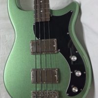 USED - EPIPHONE Wanderlust Green Metallic Embassy - 4 string Bass Guitar w/ Case