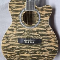 INDIANA Madison A/E Guitar - Tiger Stripe Green or Natural