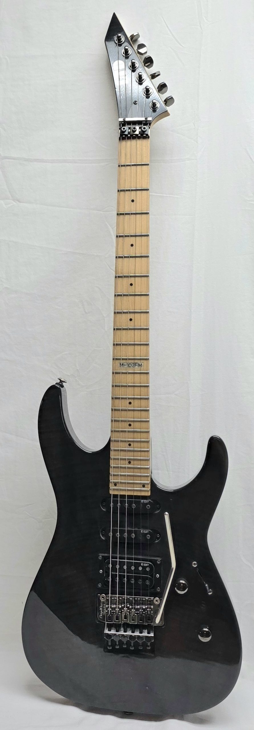 USED - LTD M-103FM Electric Guitar - Black See-Through - Image 2