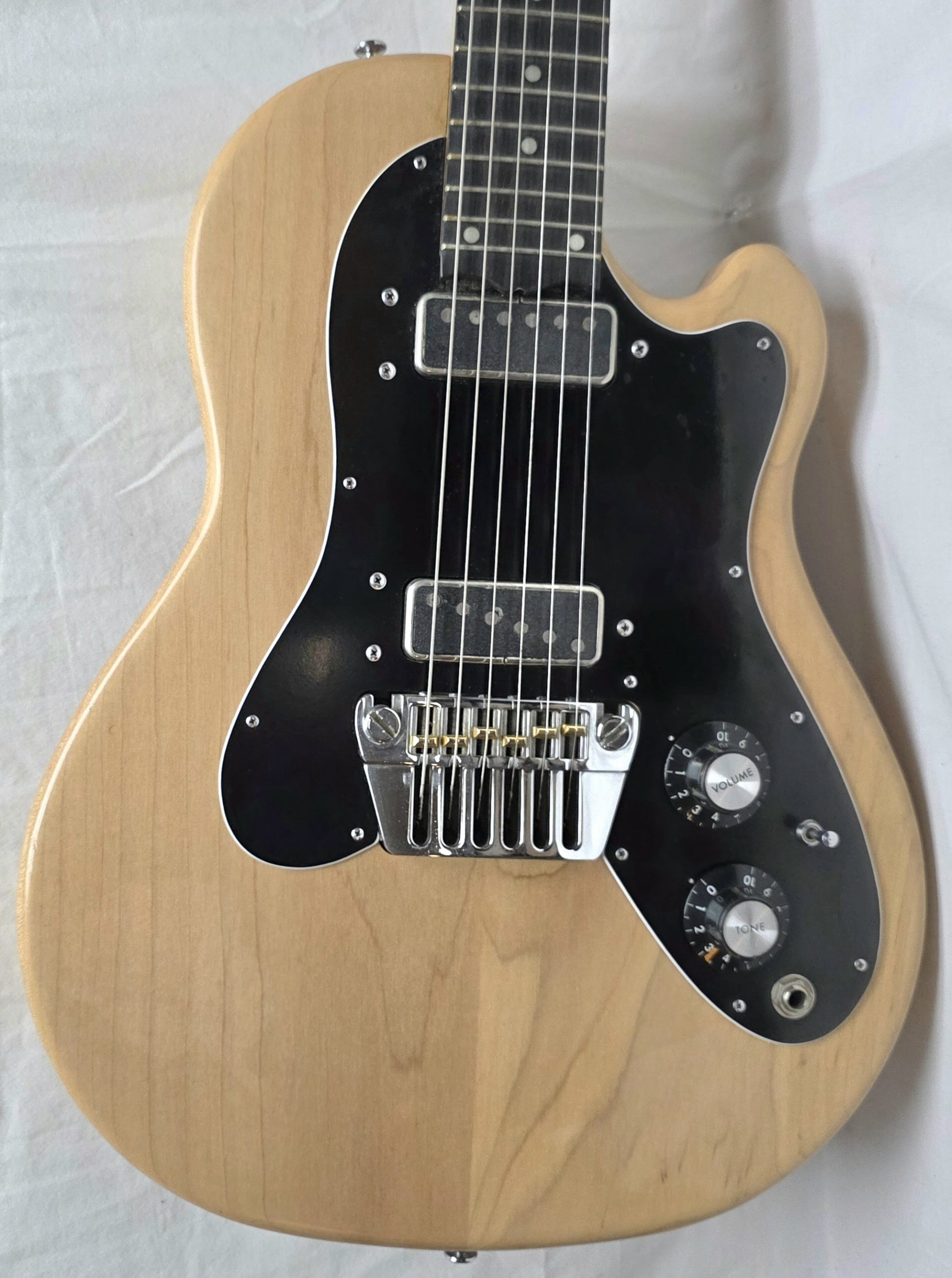USED - OVATION Viper Electric Guitar - VINTAGE 1970's Natural Solid Body w/ Case