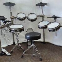 Simmons SD1250 w/ Throne & Iron Cobra Kick Pedal - Electronic Drum Set (USED)